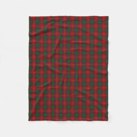 Schottischer Clan Chisholm KlassikerTartan Fleecedecke (Vorderseite)