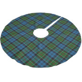 Schottischer Clan Colquhoun Tartan Polyester Weihnachtsbaumdecke (Schrägansicht)