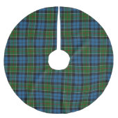 Schottischer Clan Colquhoun Tartan Polyester Weihnachtsbaumdecke (Vorderseite)