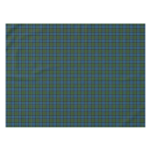 Schottischer Clan Colquhoun Tartan Tischdecke (Vorderseite (Horizontal))