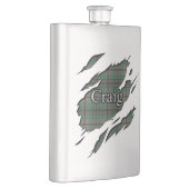 Schottischer Clan-CraigTartan Flachmann (Rechts)