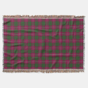 Schottischer Clan-CrawfordTartan Decke