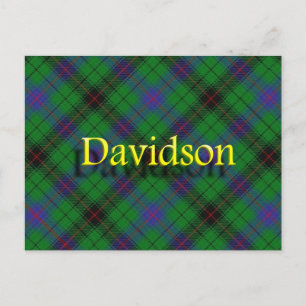 schottischer Clan Davidson Postkarte