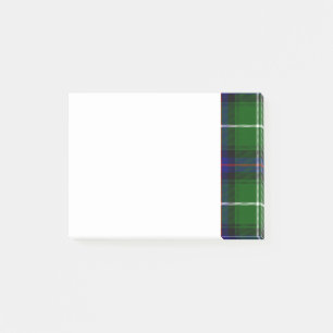 Schottischer Clan-DonaldTartan und -Wappen Post-it Klebezettel
