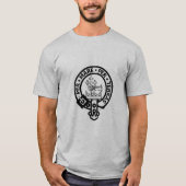 Schottischer Clan-DonaldTartan und -Wappen T-Shirt (Vorderseite)
