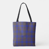 Schottischer Clan-Eliot Elliott Tartan kariert Tasche (Rückseite)