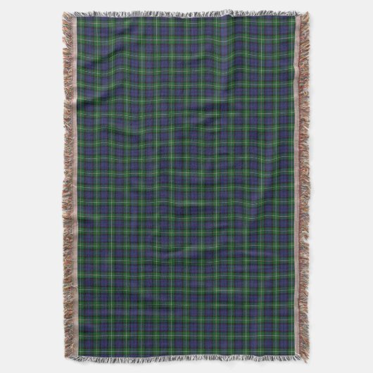 Schottischer Clan-ForbesTartan Decke (Vorderseite Vertikal)