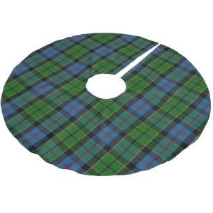 Schottischer Clan Forsyth Forsythe Tartan Polyester Weihnachtsbaumdecke