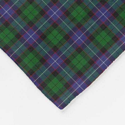 Schottischer Clan Galbraith KlassikerTartan Fleecedecke (Ecke)