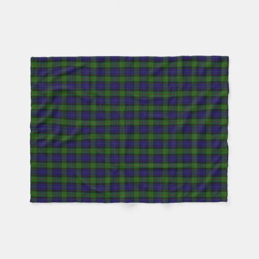 Schottischer Clan-Gunn-KlassikerTartan Fleecedecke (Vorderseite (Horizontal))
