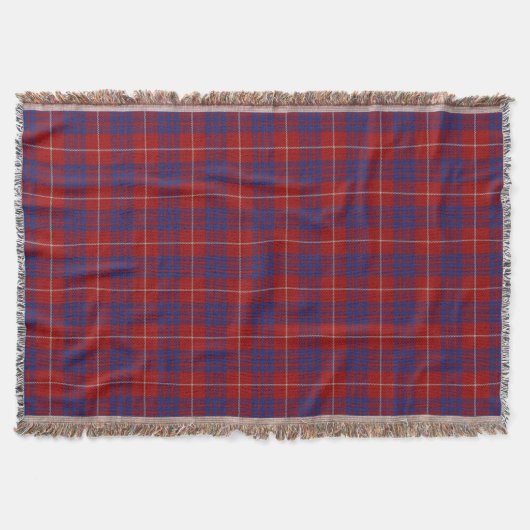 Schottischer Clan-HamiltonTartan Decke (Vorderseite)