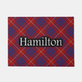 Schottischer Clan-HamiltonTartan Fußmatte (Vorderseite)