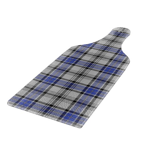 Schottischer Clan Hannay Tartan Schneidebrett (Ecke)
