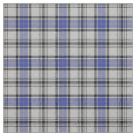 Schottischer Clan Hannay weißes blaues Stoff