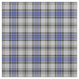 Schottischer Clan Hannay weißes blaues Stoff