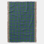 Schottischer Clan Johnstone Johnston Tartan Decke (Vorderseite Vertikal)