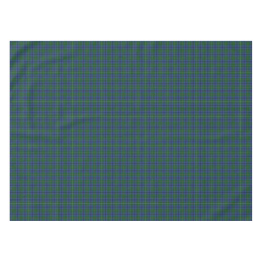 Schottischer Clan Johnstone Johnston Tartan Tischdecke (Vorderseite (Horizontal))
