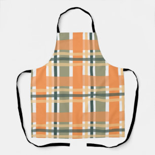 schottischer Clan-Karo orange grün tartan kariert Schürze