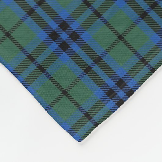Schottischer Clan-Keith-KlassikerTartan Fleecedecke (Ecke)