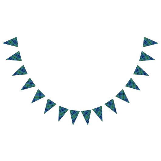 Schottischer Clan-KeithTartan Wimpelkette (Alle)