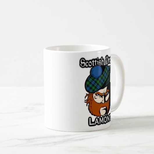 Schottischer Clan Lamont TartanScottish Kaffeetasse (VorderseiteRechts)