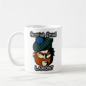 Schottischer Clan Lamont TartanScottish Kaffeetasse (Links)