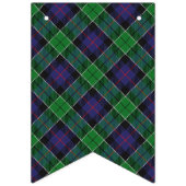 Schottischer Clan-Leslie-JagdTartan Wimpelkette (Dritte Fahne)