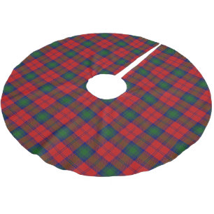 Schottischer Clan-Lindsay Lindsey Tartan Polyester Weihnachtsbaumdecke