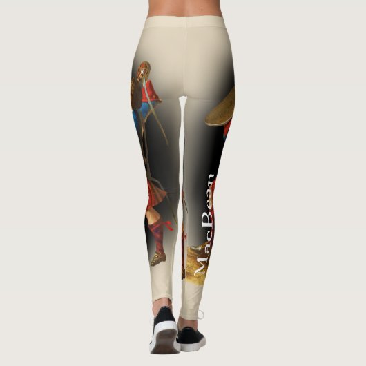 Schottischer Clan MacBean MacBain durch R.R. McIan Leggings (Rückseite)