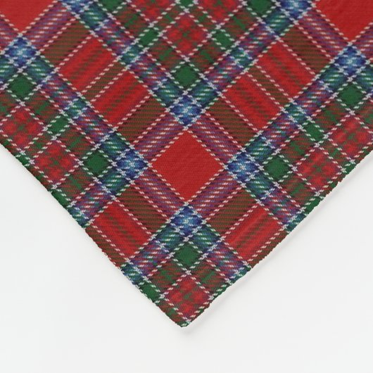 Schottischer Clan MacBean MacBain KlassikerTartan Fleecedecke (Ecke)