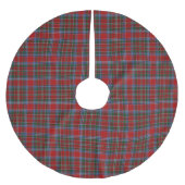 Schottischer Clan MacBean MacBain Tartan Polyester Weihnachtsbaumdecke (Vorderseite)