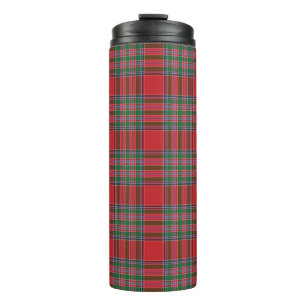 Schottischer Clan MacBean Rot Grün Karo Tartan Pla Thermosbecher
