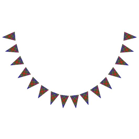 Schottischer Clan-MacbethTartan Wimpelkette (Alle)
