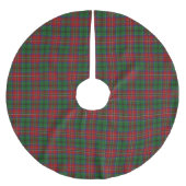 Schottischer Clan MacCulloch Tartan Polyester Weihnachtsbaumdecke (Vorderseite)