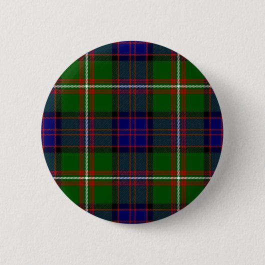 Schottischer Clan MacDonald von Clanranald Tartan Button (Vorderseite)