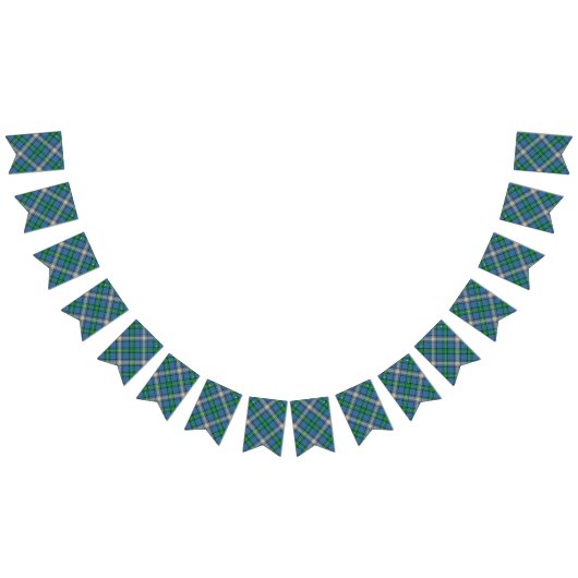 Schottischer Clan MacDowall Tartan Wimpelkette (Alle)