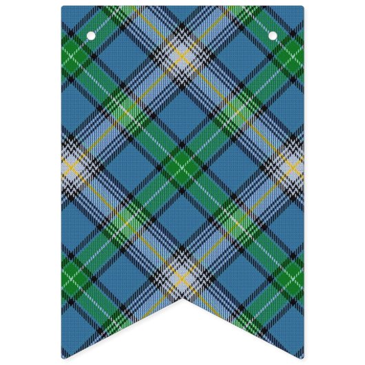 Schottischer Clan MacDowall Tartan Wimpelkette (Zweite Fahne)