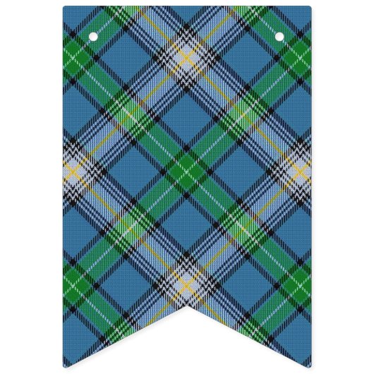 Schottischer Clan MacDowall Tartan Wimpelkette (Erste Fahne)