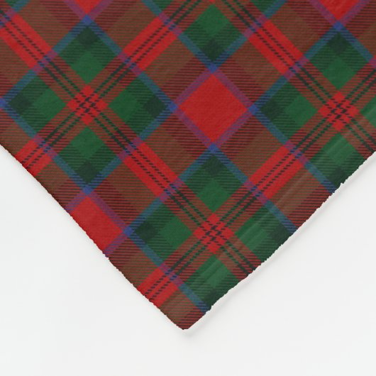 Schottischer Clan MacDuff KlassikerTartan Fleecedecke (Ecke)