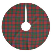 Schottischer Clan MacDuff Tartan Polyester Weihnachtsbaumdecke (Vorderseite)