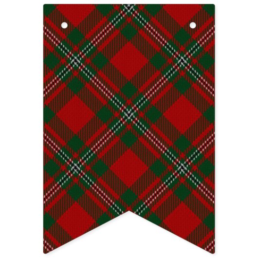 Schottischer Clan MacGregor Gregor Tartan Wimpelkette (Erste Fahne)