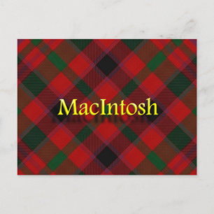 Schottischer Clan MacIntosh Postkarte
