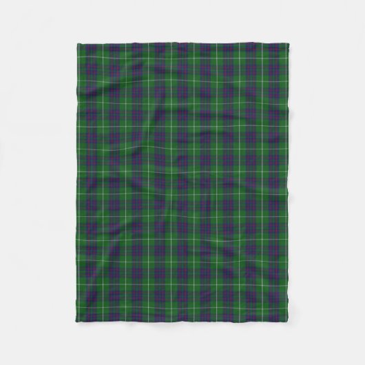 Schottischer Clan MacIntyre KlassikerTartan Fleecedecke (Vorderseite)
