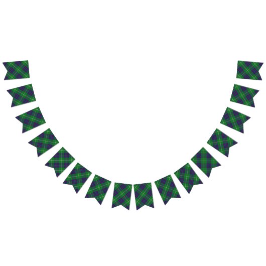 Schottischer Clan MacIntyre Tartan Wimpelkette (Alle)