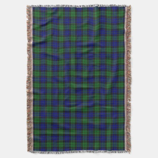 Schottischer Clan MacKay Tartan Decke (Vorderseite Vertikal)