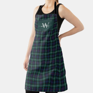 Schottischer Clan MacKenzie-Tartan-Karo-Monogramm Schürze