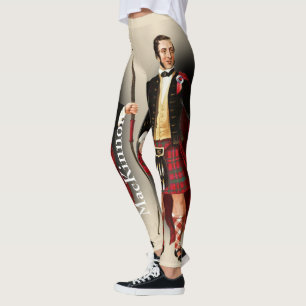 Schottischer Clan MacKinnon durch R.R. McIan Leggings
