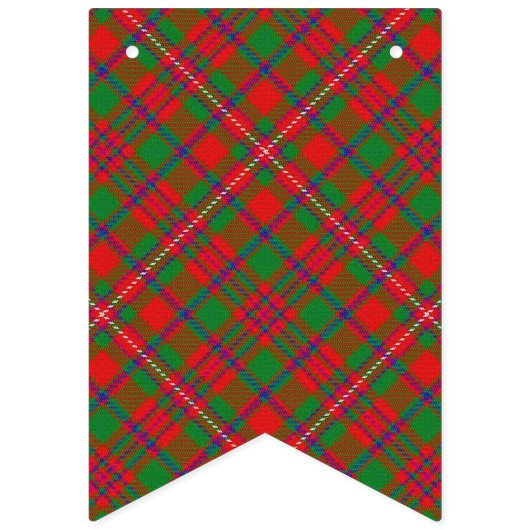 Schottischer Clan MacKinnon Tartan Wimpelkette (Zweite Fahne)