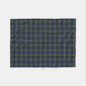 Schottischer Clan MacLaren KlassikerTartan Fleecedecke (Vorderseite (Horizontal))