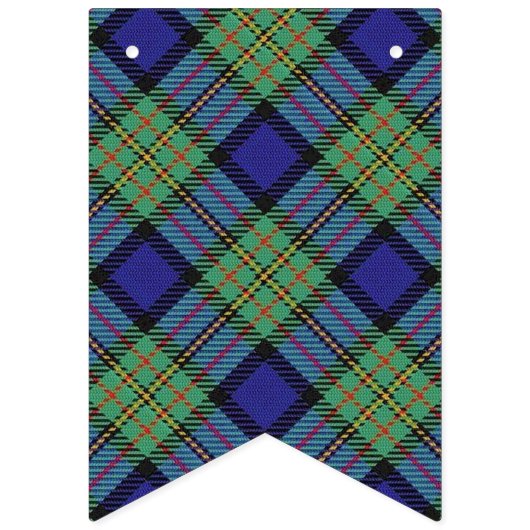 Schottischer Clan MacLaren Tartan Wimpelkette (Dritte Fahne)